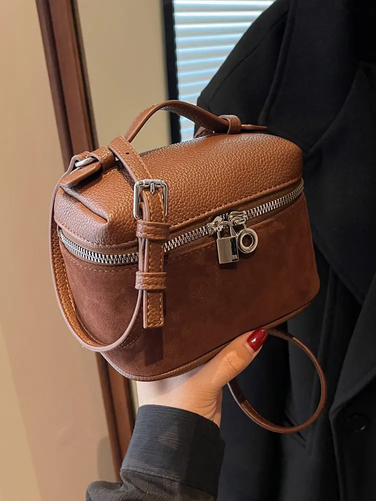 2023 Brown Leather Crossbody Bag for Women - Image 6
