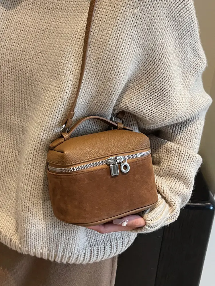 2023 Brown Leather Crossbody Bag for Women - Image 7