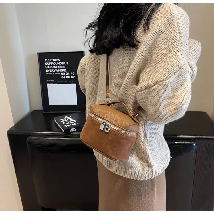 2023 Brown Leather Crossbody Bag for Women — feature 12