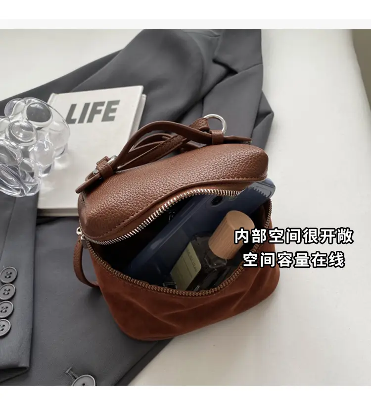 2023 Brown Leather Crossbody Bag for Women — feature 8