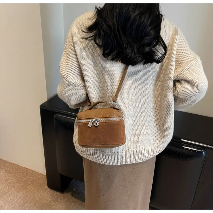 2023 Brown Leather Crossbody Bag for Women — feature 9