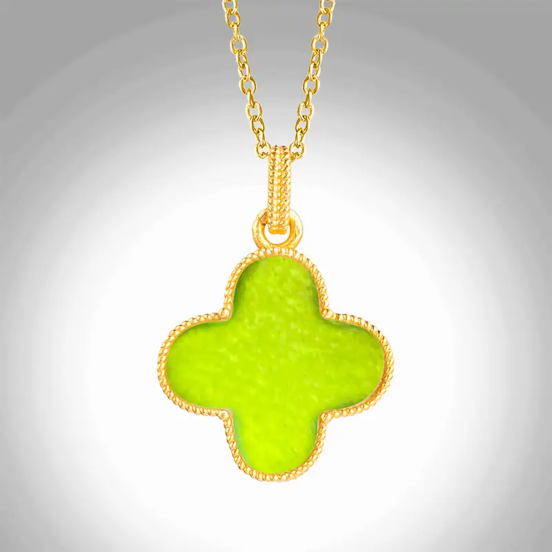 S925 Silver Clover Pendant for Women - Image 2