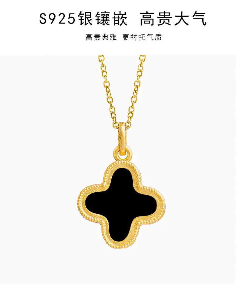S925 Silver Clover Pendant for Women — feature 7