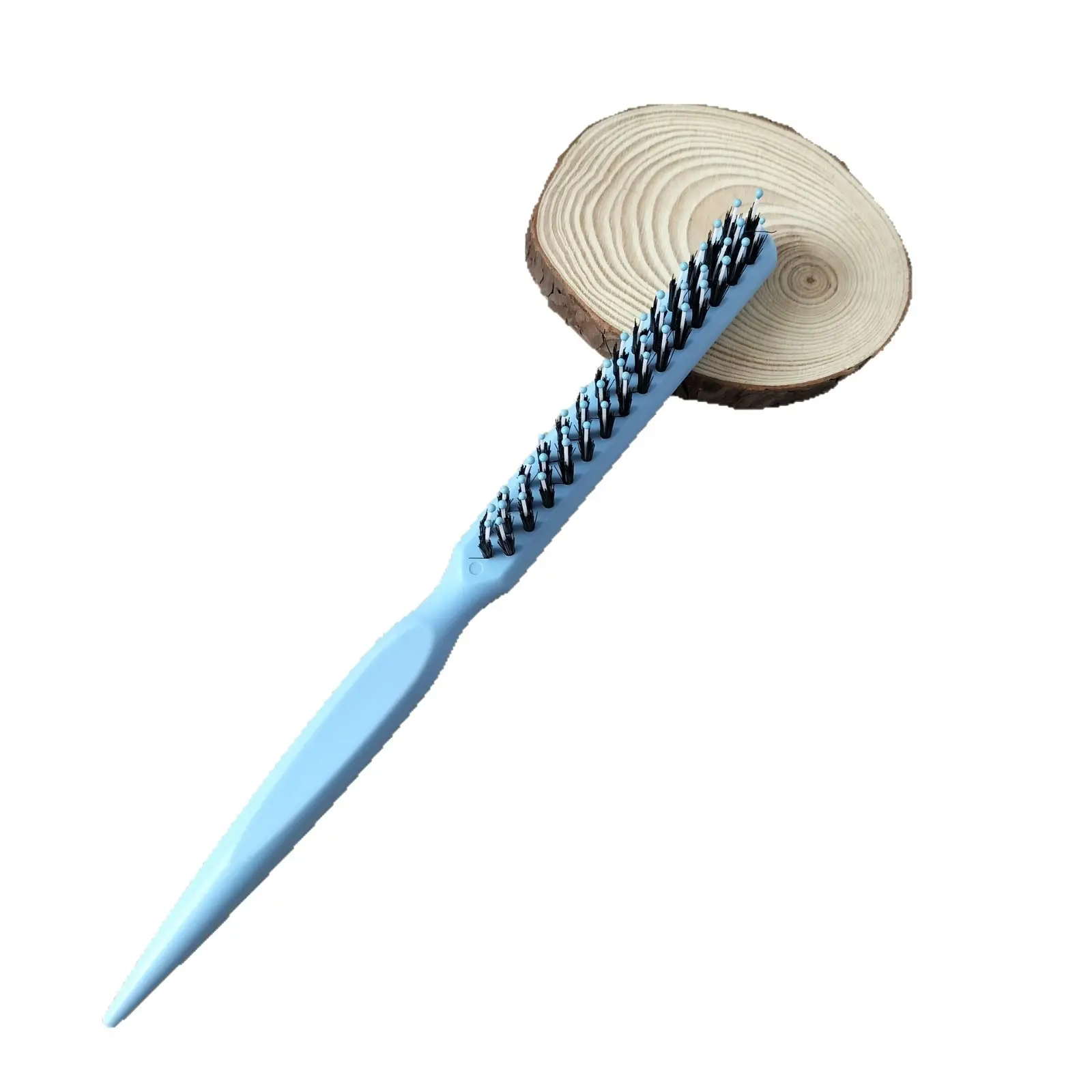 Cross-Border Massage Hair Comb Blue Pointed Tail Large - Image 9