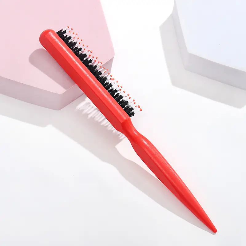 Cross-Border Massage Hair Comb Blue Pointed Tail Large - Image 2