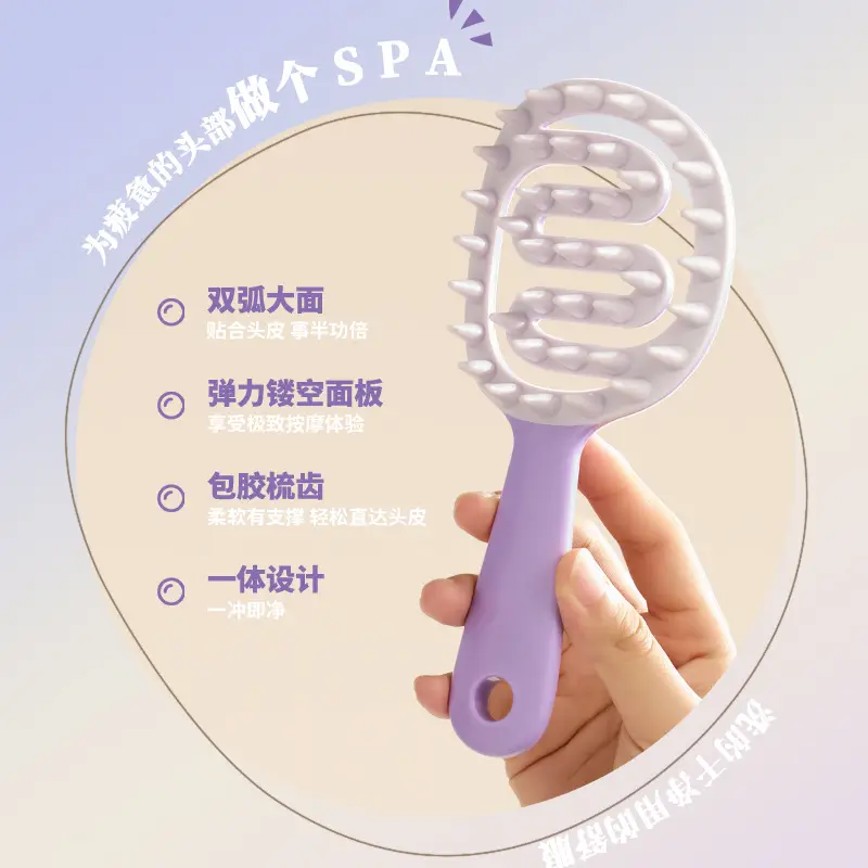 Self-Adhesive Scalp Massager Comb for Anti-Inflammatory Care - Image 7
