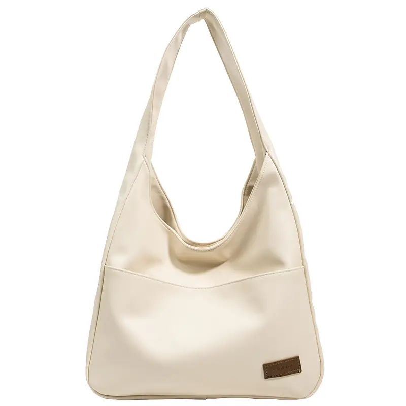 Brown Textured Women's Large Capacity Shoulder Bag - Image 8