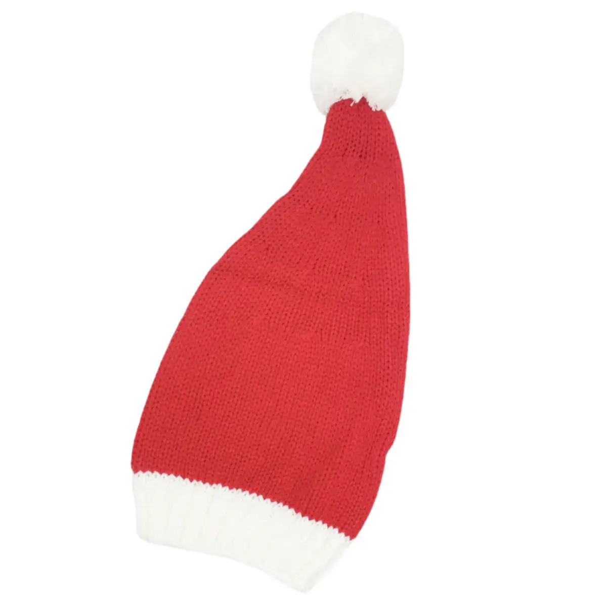 Knitted Red White Christmas Hat for Kids Cross-border Hot Selling - Image 7