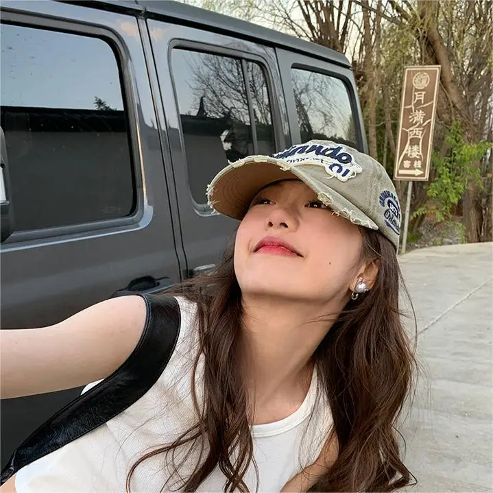 Cherokee Original Embroidered Denim Cap for Women - Image 9