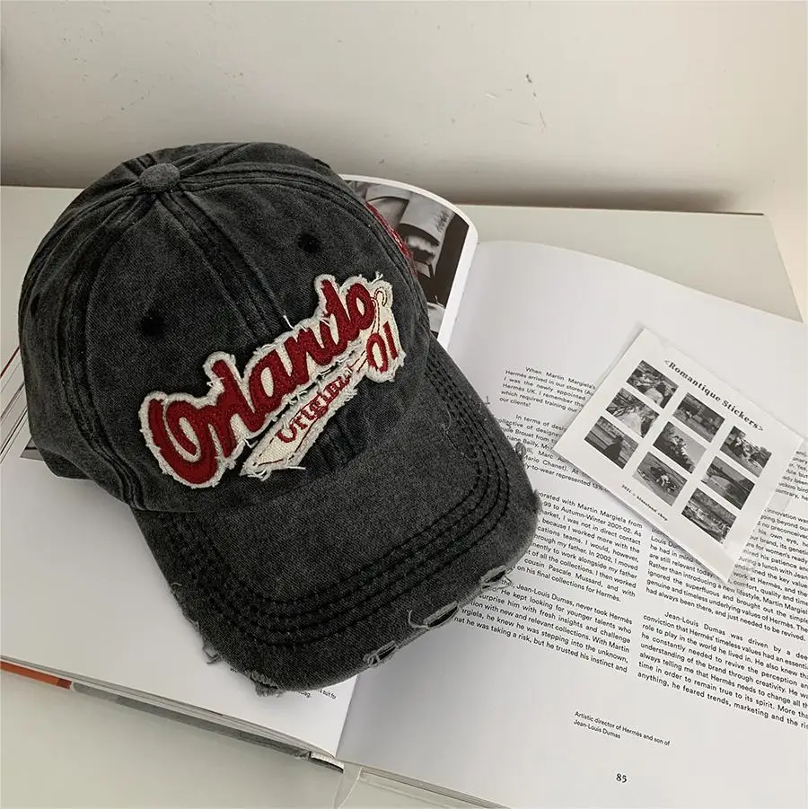 Cherokee Original Embroidered Denim Cap for Women - Image 2