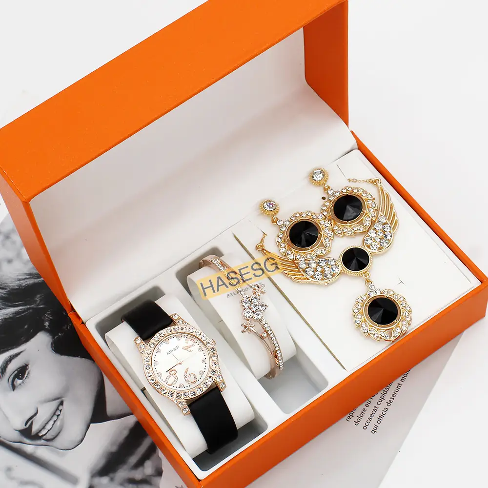 Luxury Gift Set for Women's Watch & Earrings — feature 11