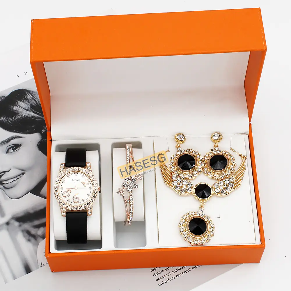 Luxury Gift Set for Women's Watch & Earrings — feature 12