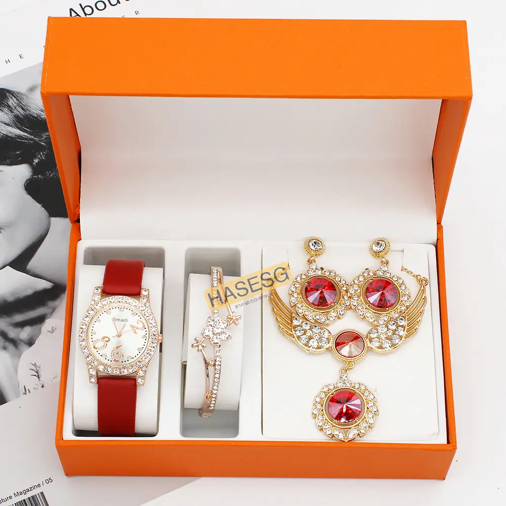 Luxury Gift Set for Women's Watch & Earrings — feature 6