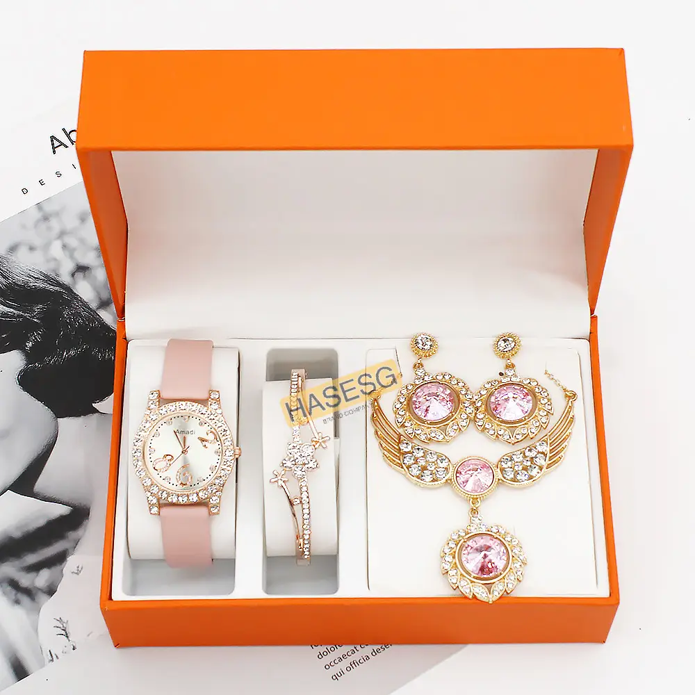Luxury Gift Set for Women's Watch & Earrings — feature 7
