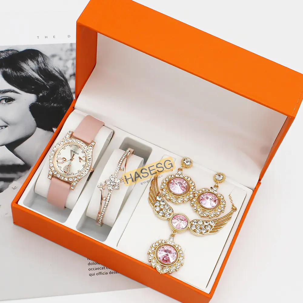 Luxury Gift Set for Women's Watch & Earrings — feature 8