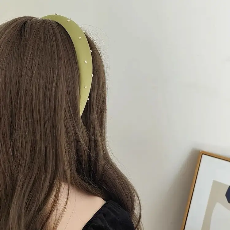 Satin Skull Top Headband with Rhinestone Accents - Image 18