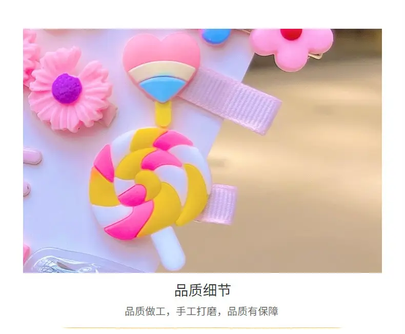 Kids Rainbow Hair Clips Set for Girls — feature 12