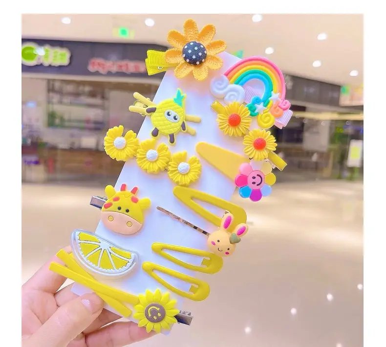 Kids Rainbow Hair Clips Set for Girls — feature 15