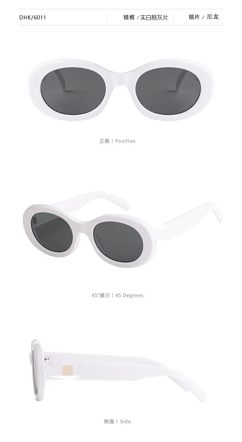 Women's Cat-Eye Sunglasses with Black Film — feature 15
