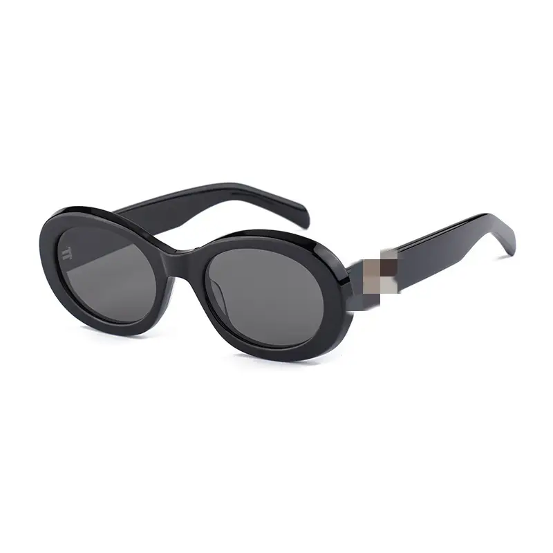 Women's Cat-Eye Sunglasses with Black Film