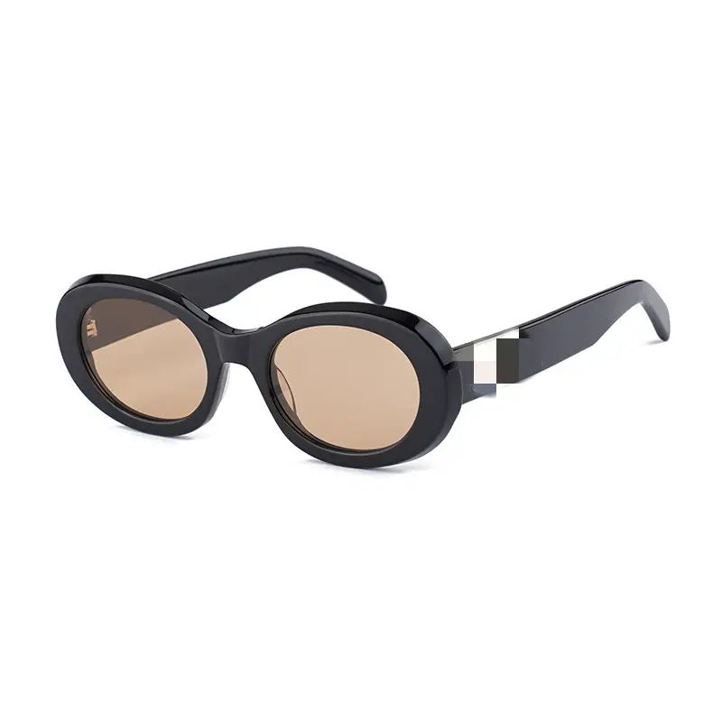Women's Cat-Eye Sunglasses with Black Film - Image 2
