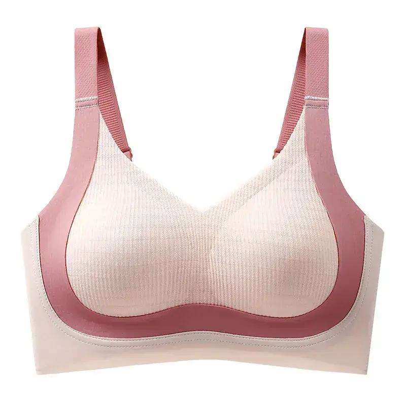 Plus Size Wireless Pull-Up Bra Women's Pink - Image 2