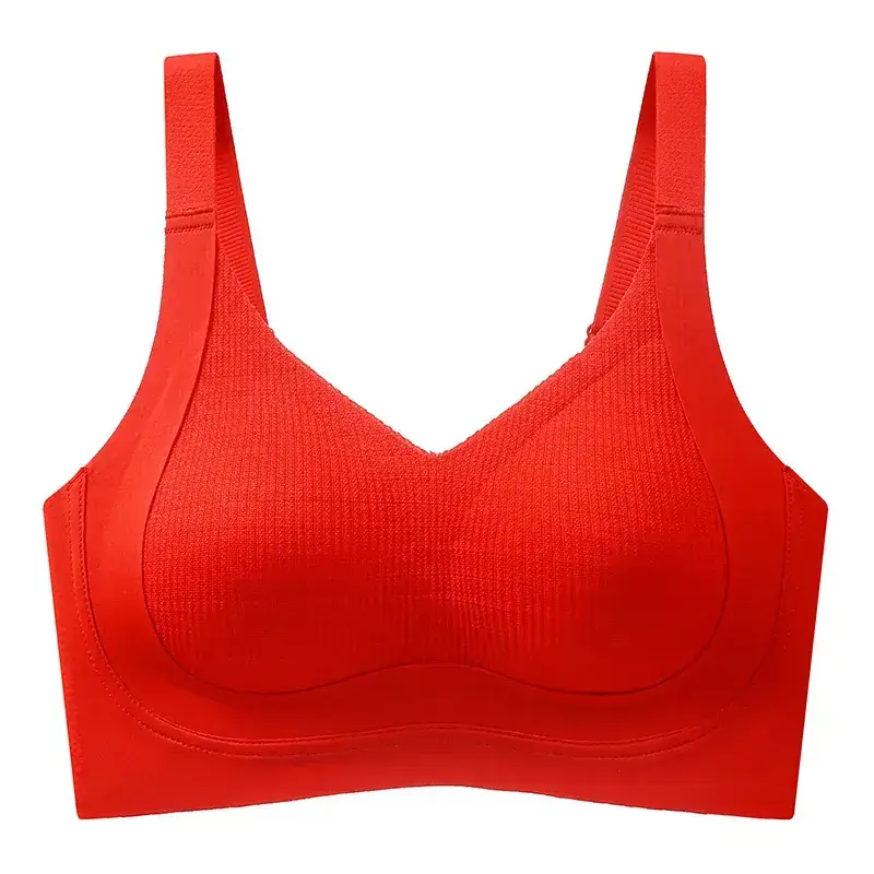 Plus Size Wireless Pull-Up Bra Women's Pink - Image 4