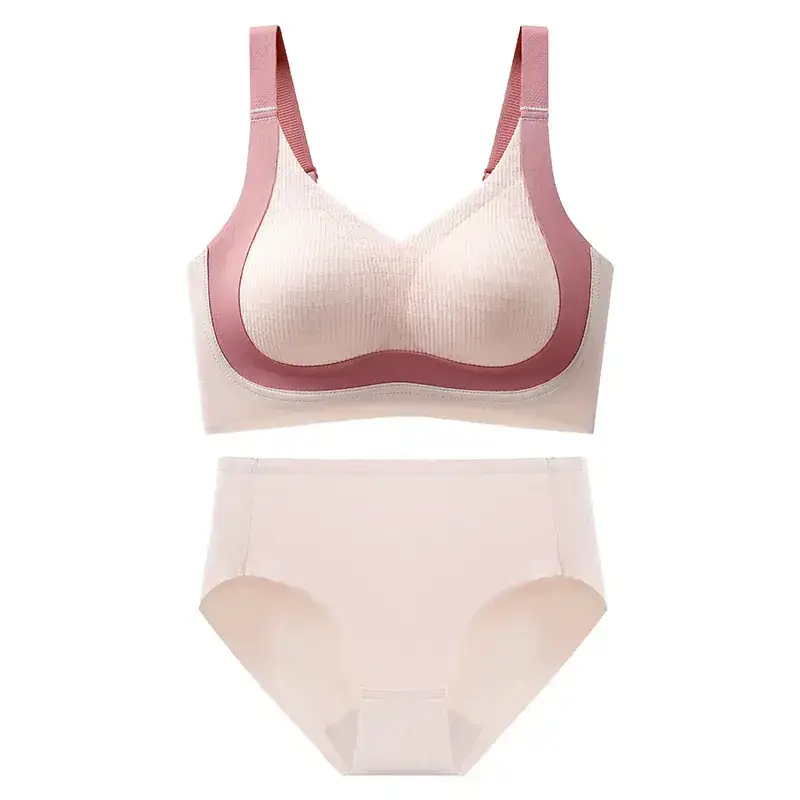 Plus Size Wireless Pull-Up Bra Women's Pink - Image 7