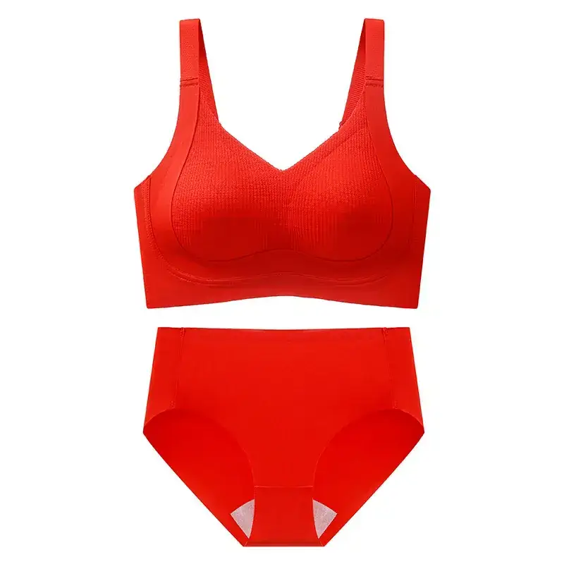 Plus Size Wireless Pull-Up Bra Women's Pink - Image 9