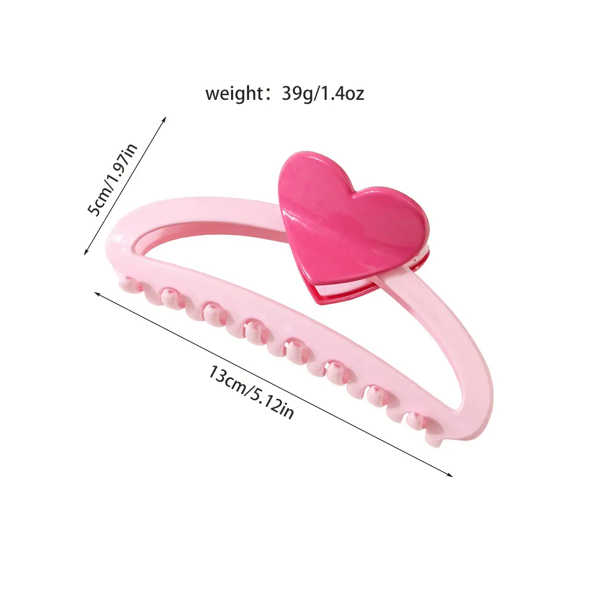 Korean Dopamine Hair Clips Heart Moon Clip Set — feature 3