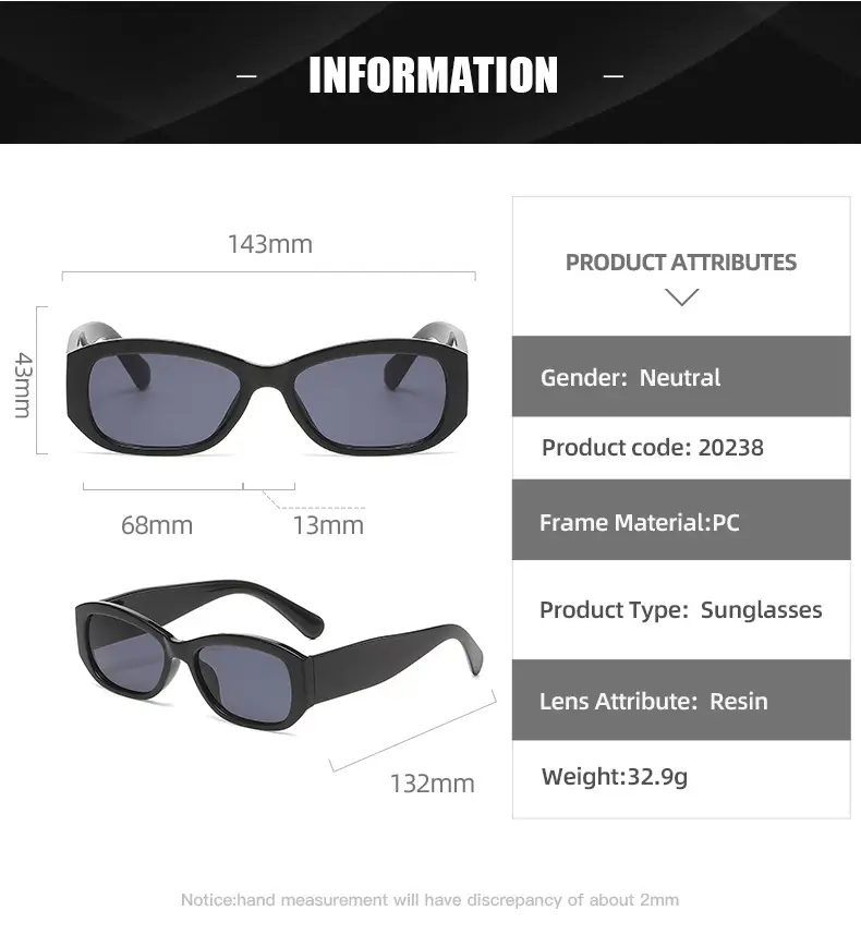 2023 New Retro Square Sunglasses Men Women EUAMUVUV — feature 12