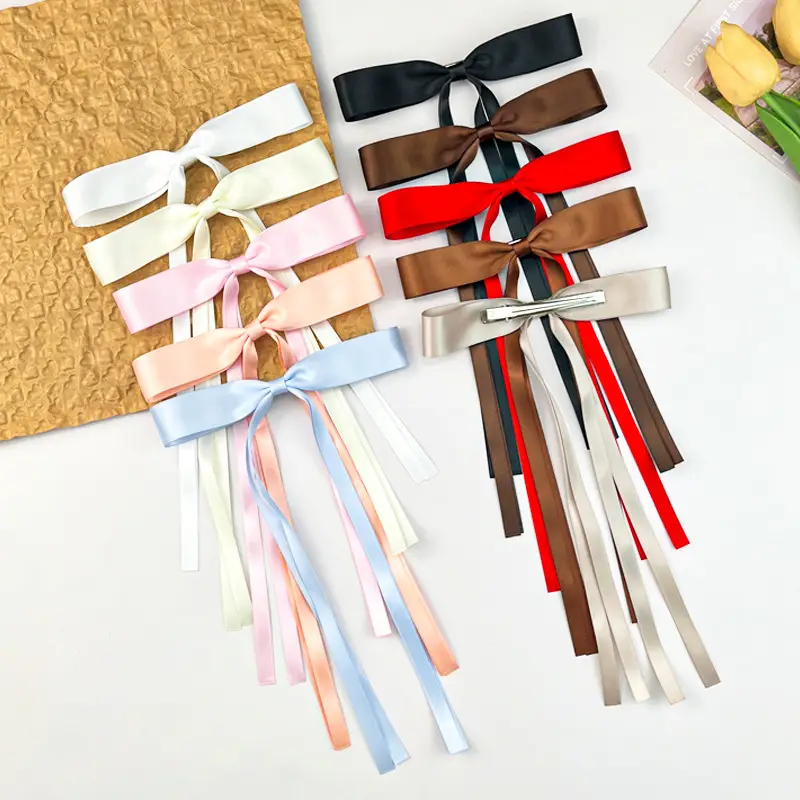 Black Tassel Hairpin with Bow for Women — feature 4