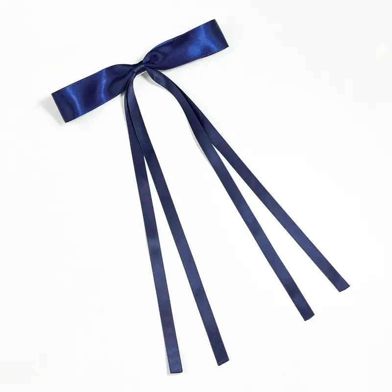 Black Tassel Hairpin with Bow for Women