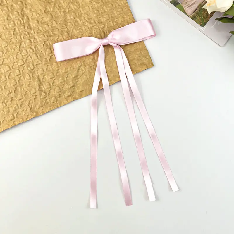 Black Tassel Hairpin with Bow for Women