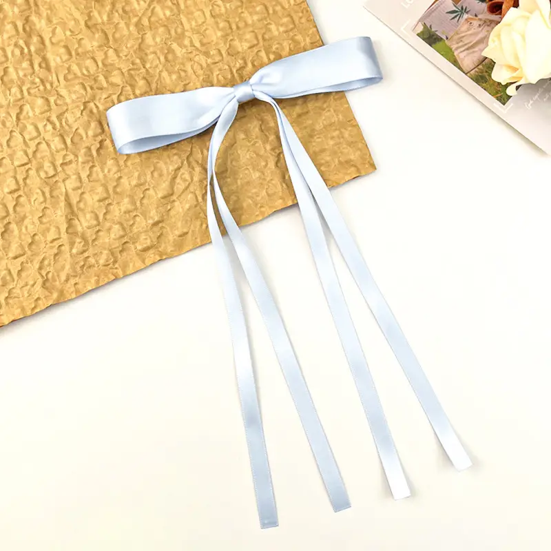 Black Tassel Hairpin with Bow for Women