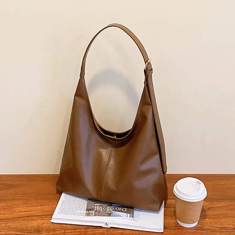 Retro Textured Shoulder Bag Women 2023 Korean Style - Image 9