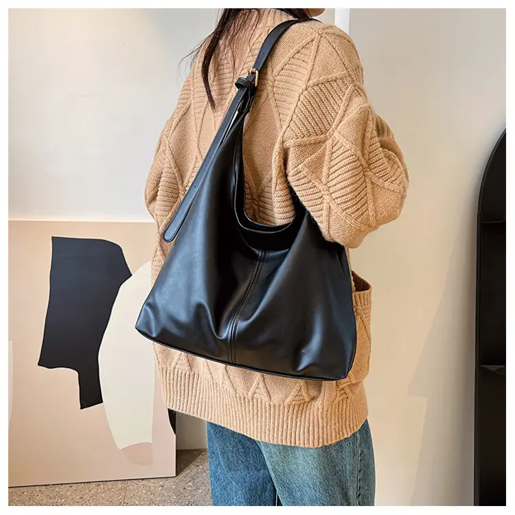 Retro Textured Shoulder Bag Women 2023 Korean Style — feature 19