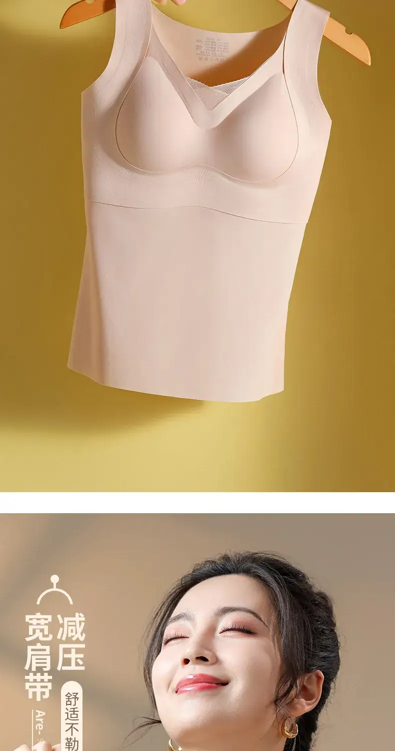 Black Push Up Vest Bra for Plus Size Women — feature 17