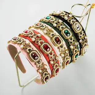 Red Baseball Pearl Headband for Women — feature 17