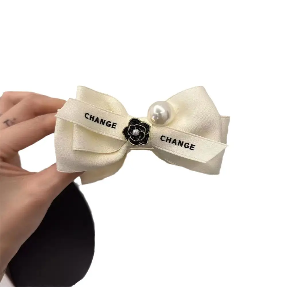 Camellia Hair Updo Clip with Double Bow for Women - Image 7