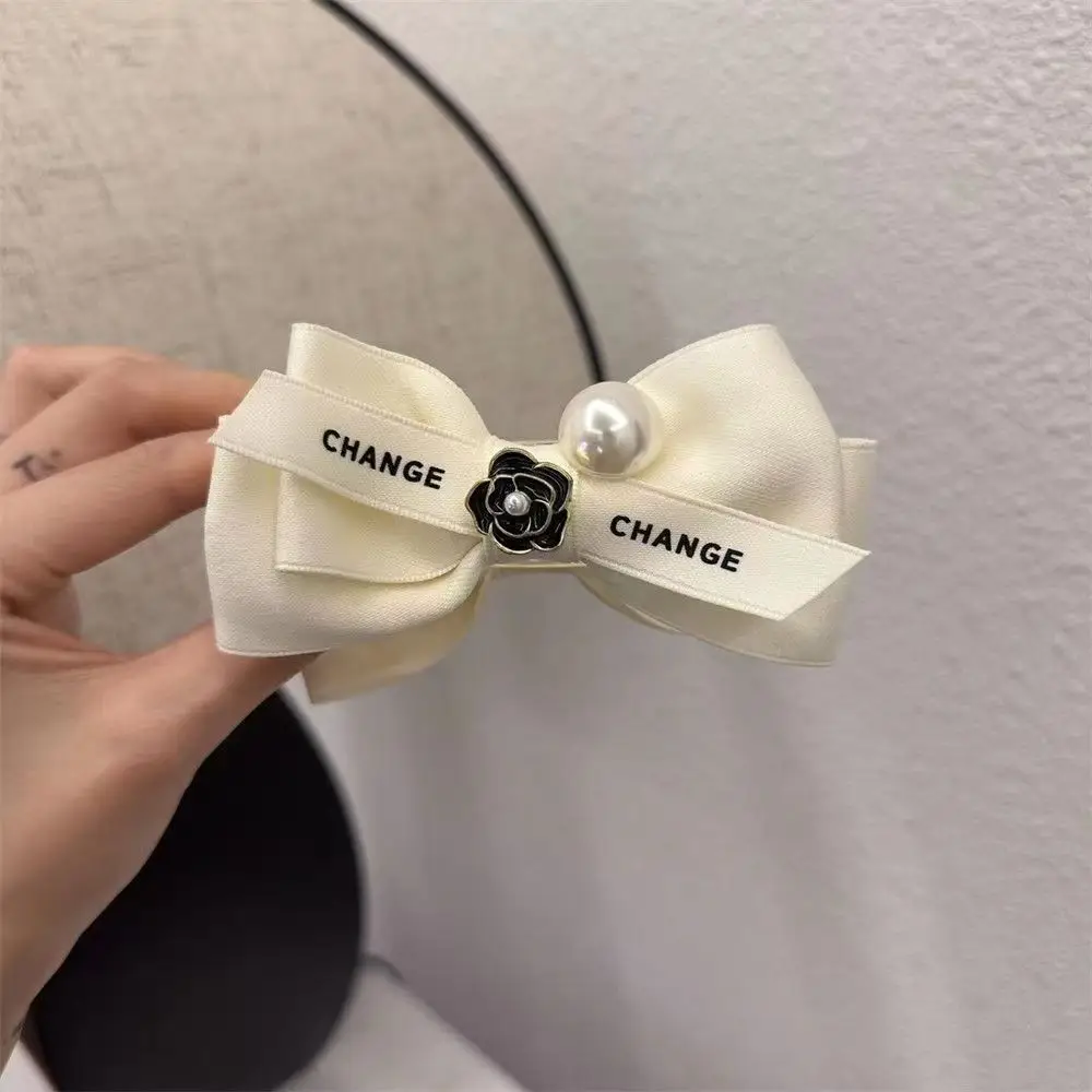 Camellia Hair Updo Clip with Double Bow for Women — feature 6