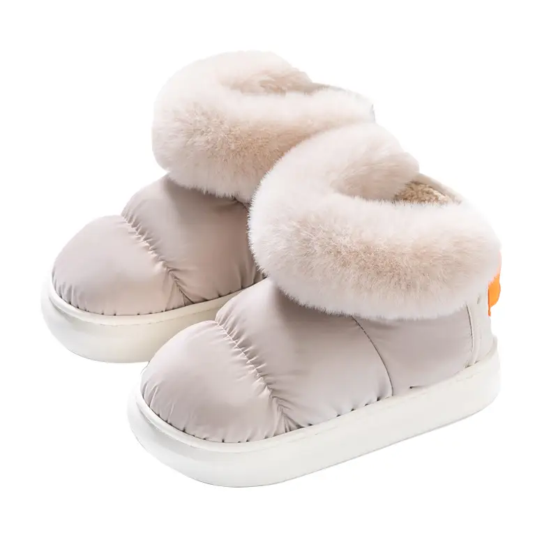 Women Plush-Lined Snow Boots Green Winter - Image 8