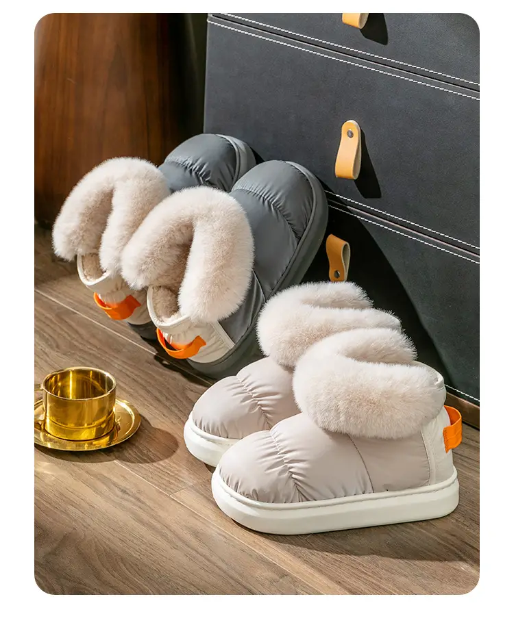 Women Plush-Lined Snow Boots Green Winter — feature 10
