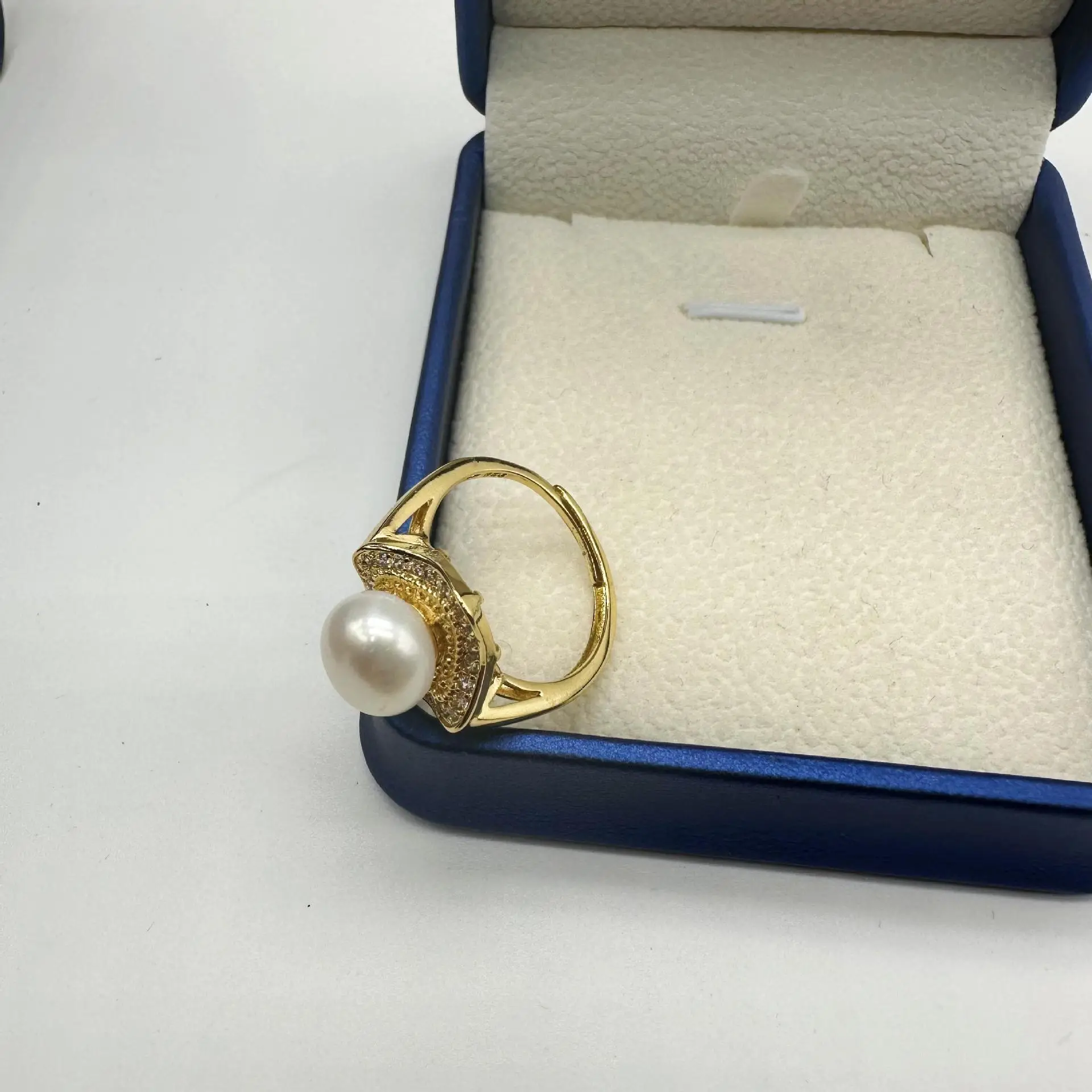 Korean Style Pearl Necklace Set 24K Gold