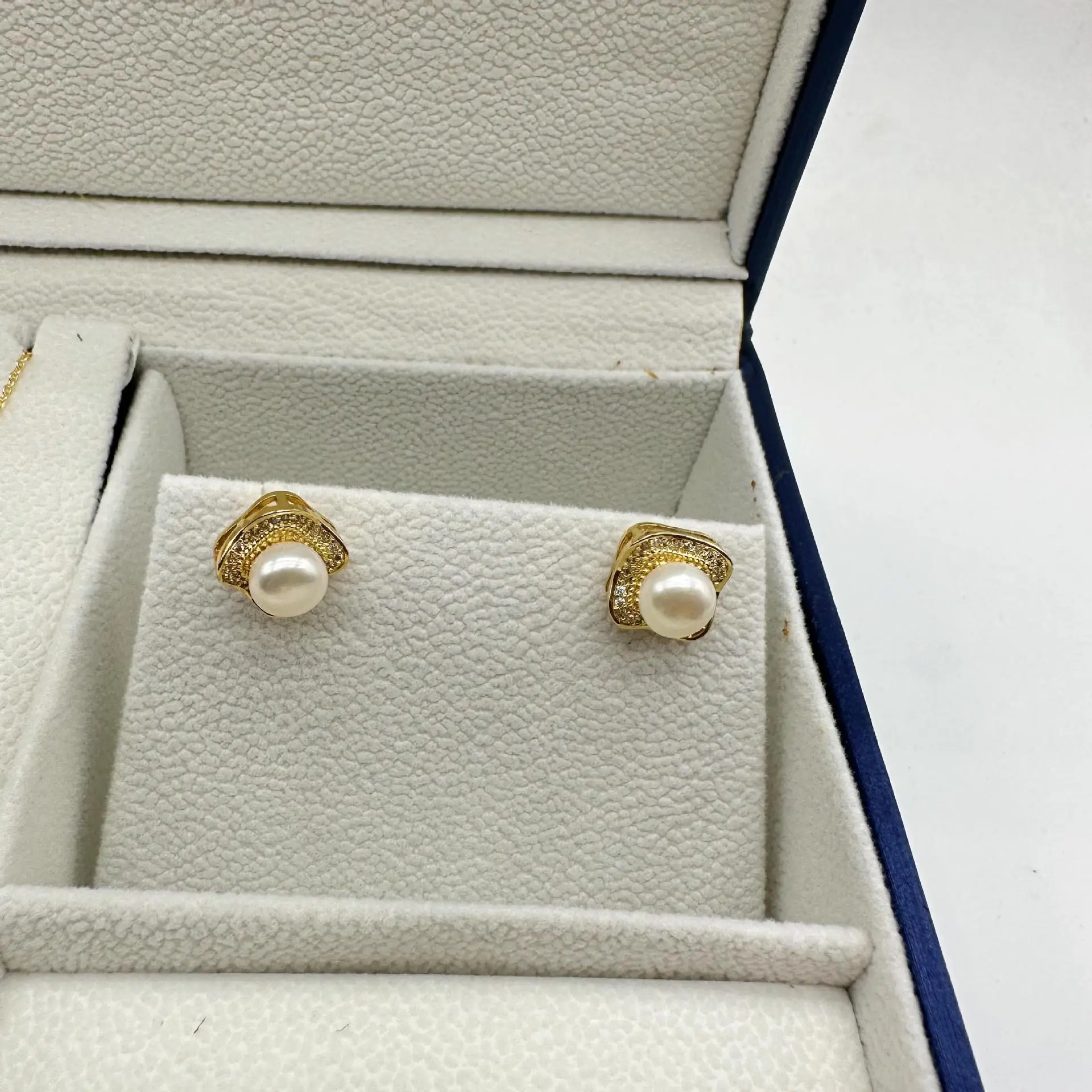Korean Style Pearl Necklace Set 24K Gold — feature 17