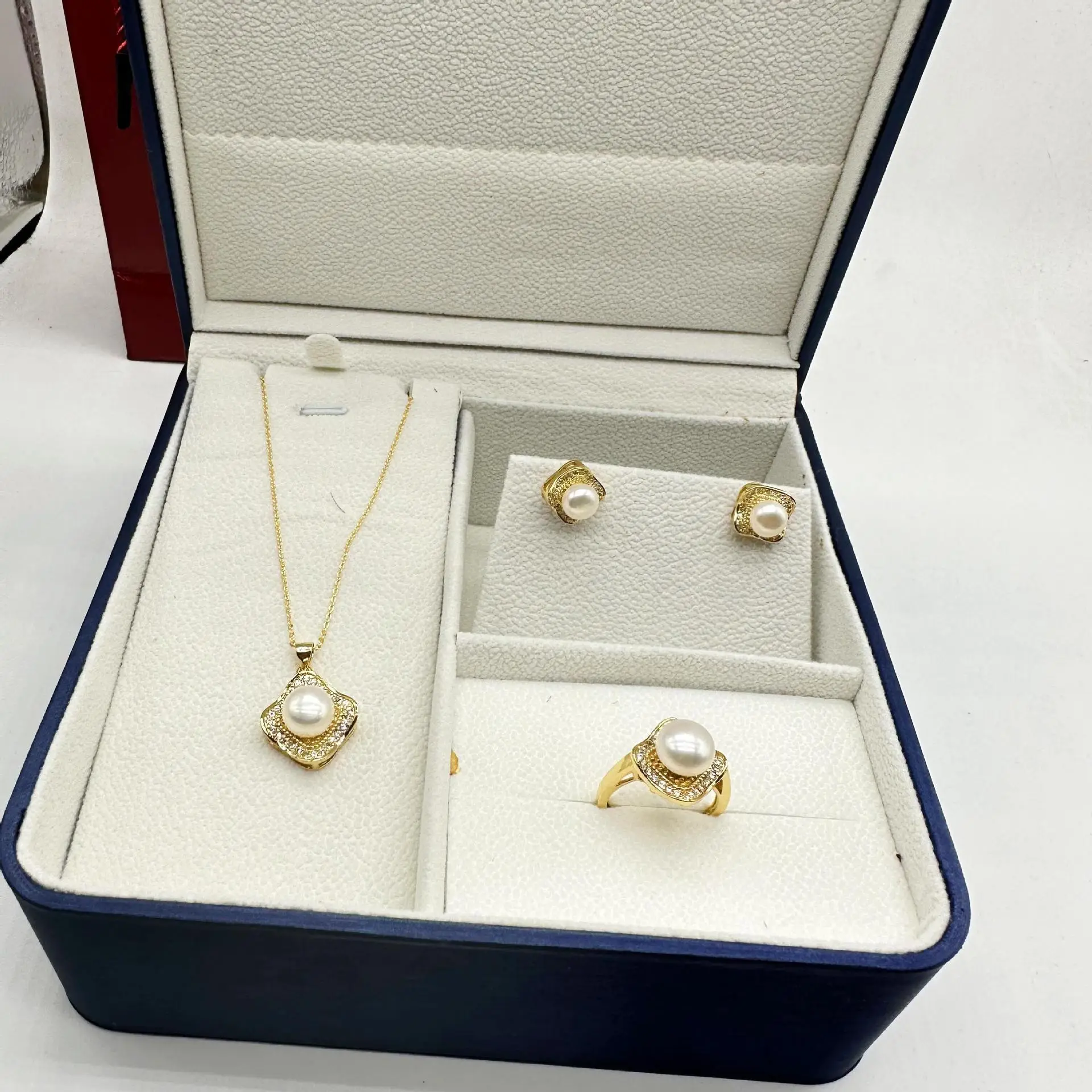 Korean Style Pearl Necklace Set 24K Gold — feature 22