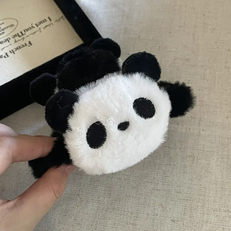 Autumn Winter Panda Clip Hair Accessory for Women