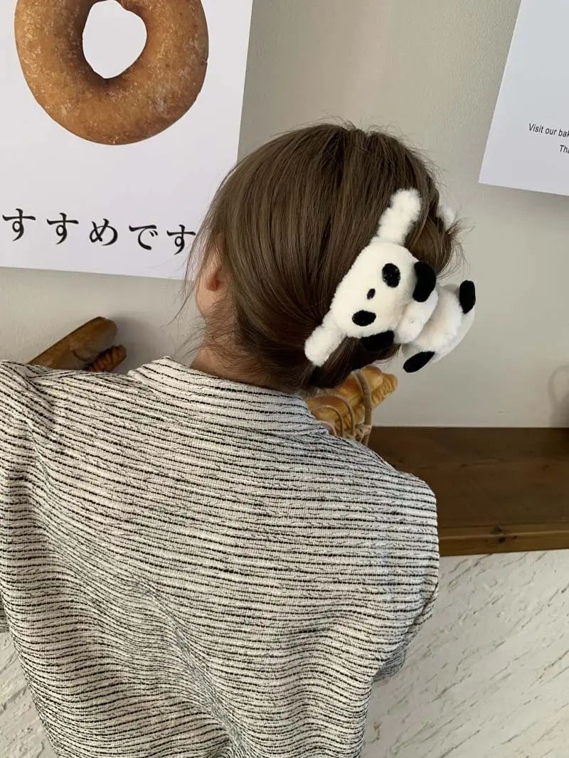 Autumn Winter Panda Clip Hair Accessory for Women — feature 12