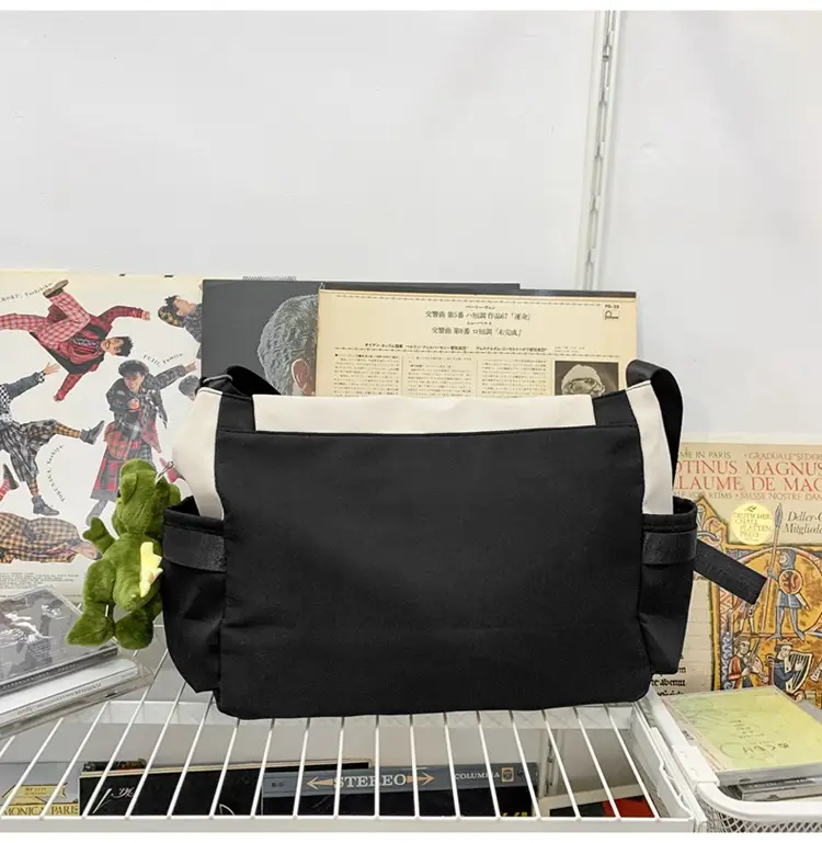 Blue Japanese-Style Student Crossbody Bag Large Capacity — feature 28