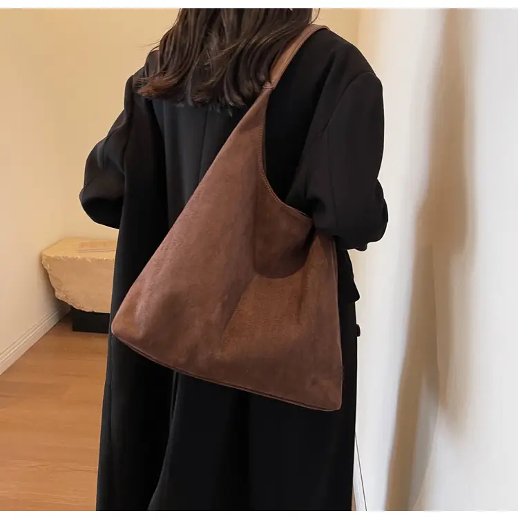 Suede Bread Bag Women 2023 Winter Shoulder Bag — feature 16
